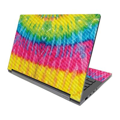 MightySkins Carbon Fiber Skin Compatible with Lenovo Yoga C940 14 (2020) - Tie Dye 2 | Protective, Durable Textured Carbon Fiber Finish | Easy to Apply, Remove, and Change Styles | Made in The USA