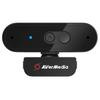 AVerMedia PW310P Webcam, Webcam Cover, 1080p/30fps Videochat and Recording, Plug and Play, Microphones, Stream, Autofocus, Works with Skype, Zoom, Team - Black view 2