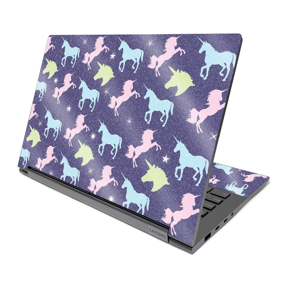 MightySkins Glossy Glitter Skin Compatible With Lenovo Yoga C940 14 (2020) - Unicorn Dream | Protective, Durable High-Gloss Glitter Finish | Easy to Apply, Remove, and Change Styles | Made in The USA