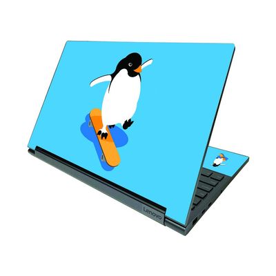 MightySkins Skin Compatible with Lenovo Yoga C940 15 (2020) - Skater Penguin | Protective, Durable, and Unique Vinyl Decal wrap Cover | Easy to Apply, Remove, and Change Styles | Made in The USA