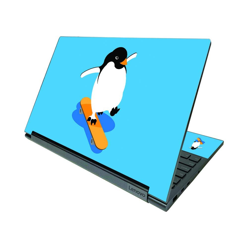MightySkins Skin Compatible with Lenovo Yoga C940 15 (2020) - Skater Penguin | Protective, Durable, and Unique Vinyl Decal wrap Cover | Easy to Apply, Remove, and Change Styles | Made in The USA