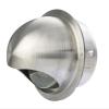 DZDZXQG Round Air Vent Grille with Non-Return Damper Flap Stainless Steel Ventilation Cover Wall Vent Outlet Exhaust Extractor for The External Wall Exhaust, Fresh Air, Hood Exhaust,180mm view 1