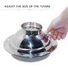 DZDZXQG Vent Tube Cover Cap Wall Adjustable Air Outlet Indoor Kitchen Bathroom Ventilation Bottom Diameter 160mm view 2