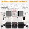 OPL5 Motorcycle Speaker Systems BT Waterproof Stereo Speakers Bar Mount 7/8-1.25 inch with AUX-in, USB, microSD, FM Radio,Audio Amplifier System for Motorcycle ATV UTV (MT487) view 2