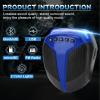 OPL5 1Pair ATV UTV Speaker System with LED Blue Light Waterproof All-in-One 1"-1.5" Handlebar Mount MP3 Music Player Audio Amplifier System USB Speaker System for ATV UTV (MT486) view 2