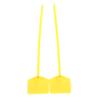 100pcs 120mm / 4.7in Plastic Cable Ties, Self-locking Wire Ties Label(Yellow) view 1