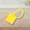 100pcs 120mm / 4.7in Plastic Cable Ties, Self-locking Wire Ties Label(Yellow) view 2