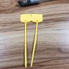 100pcs 120mm / 4.7in Plastic Cable Ties, Self-locking Wire Ties Label(Yellow) view 3