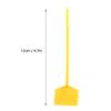 100pcs 120mm / 4.7in Plastic Cable Ties, Self-locking Wire Ties Label(Yellow) view 4