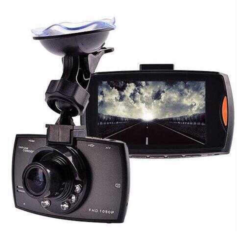 SafetyFirst HD 1080p Night Vision Car Dash Camcorder, 1080P Front and Rear Camera for Cars with G-Sensor, Supports 32GB TF Card