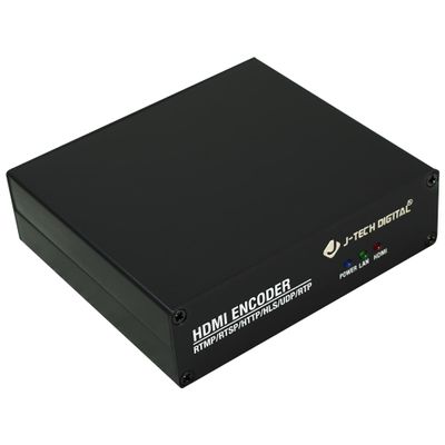 J-Tech Digital HDMI H.264 IPTV Encoder Livestream with Audio Embedder 1080P 60Hz for Online Streaming Platforms Control App Available [JTECH-ENCH4A]