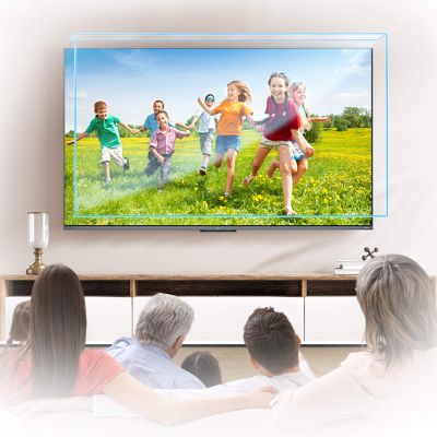 Anti Blue Light Screen Protector Panel for 32-75 Inches TV Blue Light Filter Blue Light Relieve Computer Eye Strain and Help You Sleep Better ALGFree (Color : Clear, Size : 32 inch- 730x440mm)
