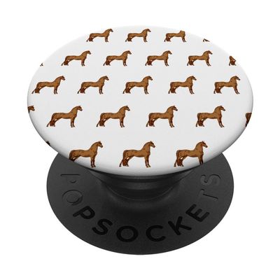 Tennessee Walking Horse Equestrian Watercolor Painting PopSockets PopGrip: Swappable Grip for Phones & Tablets