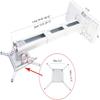 NC Projector Wall Mount with Universal mounting ,Telescopic Bracket Hanger,33lbs Load Capacity,High-Precision Adjustable: (12.8-29.13),white,(TYYZJ02) view 2