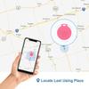 4 Pack Smart Key Finder Locator, GPS Tracking Device for Kids Pets Keychain Wallet Luggage Anti-Lost Tag Alarm Reminder Selfie Shutter APP Control Compatible iOS Android view 4