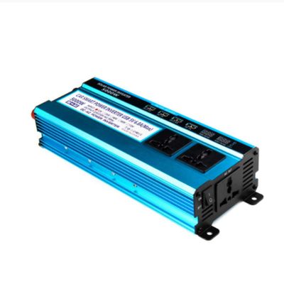 SISHUINIANHUA Solar Power Inverter DC 12V/24V/48V to AC Voltage Converter Transformer Double Display 3 Sockets 4 USB Ports,4000w,48v