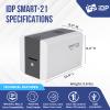 IDP SMART-21S ID Card Printer Bundle - PC Software, USB Camera, YMCKO Ribbon (100 Prints), & 100 PVC Cards for Fast, Pro-Level Single-Sided Card Printing! Now get IDP EasyCapture Tool Free Trial! view 3
