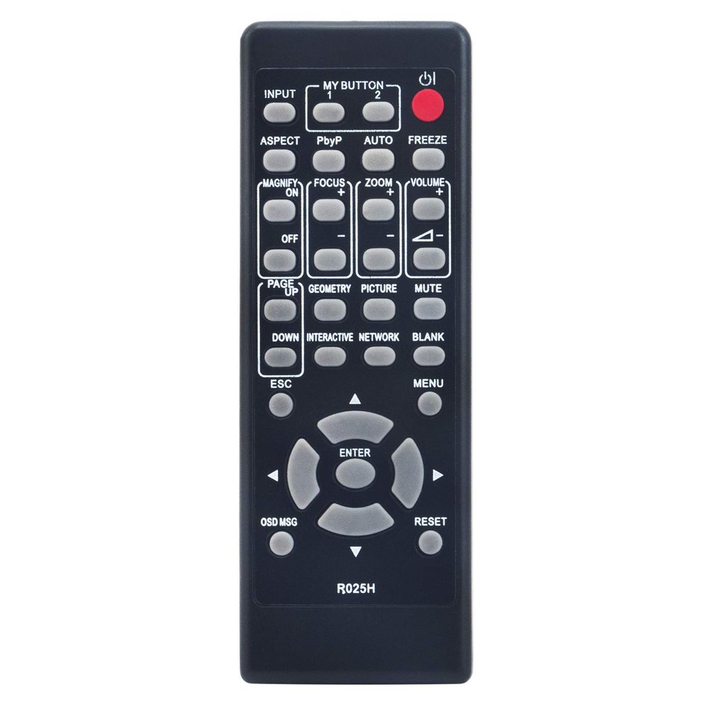 New R025H Replaced Remote Control fit for Hitachi LCD Projector CP-WU5500 CP-WX5500 CP-X5550 CP-WU5505 CP-WX5505 CP-X5555 CP-EX3051WN CP-EX3551WN CP-EX4551WN CP-EW3551WN CP-EW4051WN