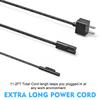 127W Charger for Microsoft Surface Book 3 2 1, Surface Laptop 7 6 5 Go2 Studio Go 4 3 2 1, Surface Pro 11 10 9 8 7+ X 7 6 5 4 3, Surface Go 3 2 1, 11.2FT Cord&Carry Bag view 2
