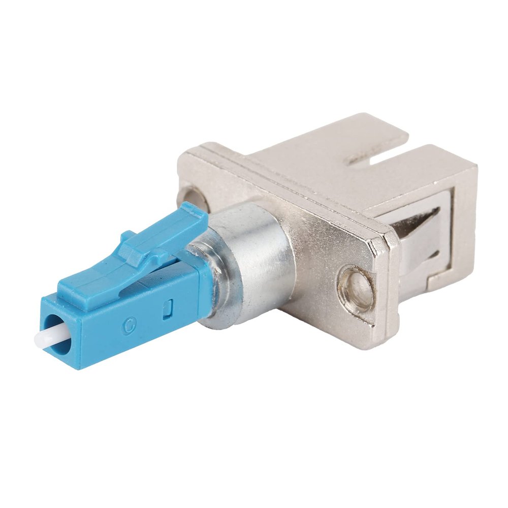 Ejoyous to SC Adapter, Fiber Optic Adapter Connector Male to SC Female Fiber Optical Coupler Adapter Industrial Supplies for Fiber Emergency Repair and Connection