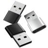 zoyuzan 3 Pack USB C Female to USB Male Adapter, Fast and Safe Charge, Durable Aluminum Casing, Easy to Use, No Installation Required view 1