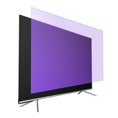 Anti Blue Light Screen Filter for 32-65 Inch LCD, LED TV Durable Tempered Glass Film Anti-Glare TV Screen Protector Reduce Eye Fatigue and Eye StrainCustomizable Size ALGFree