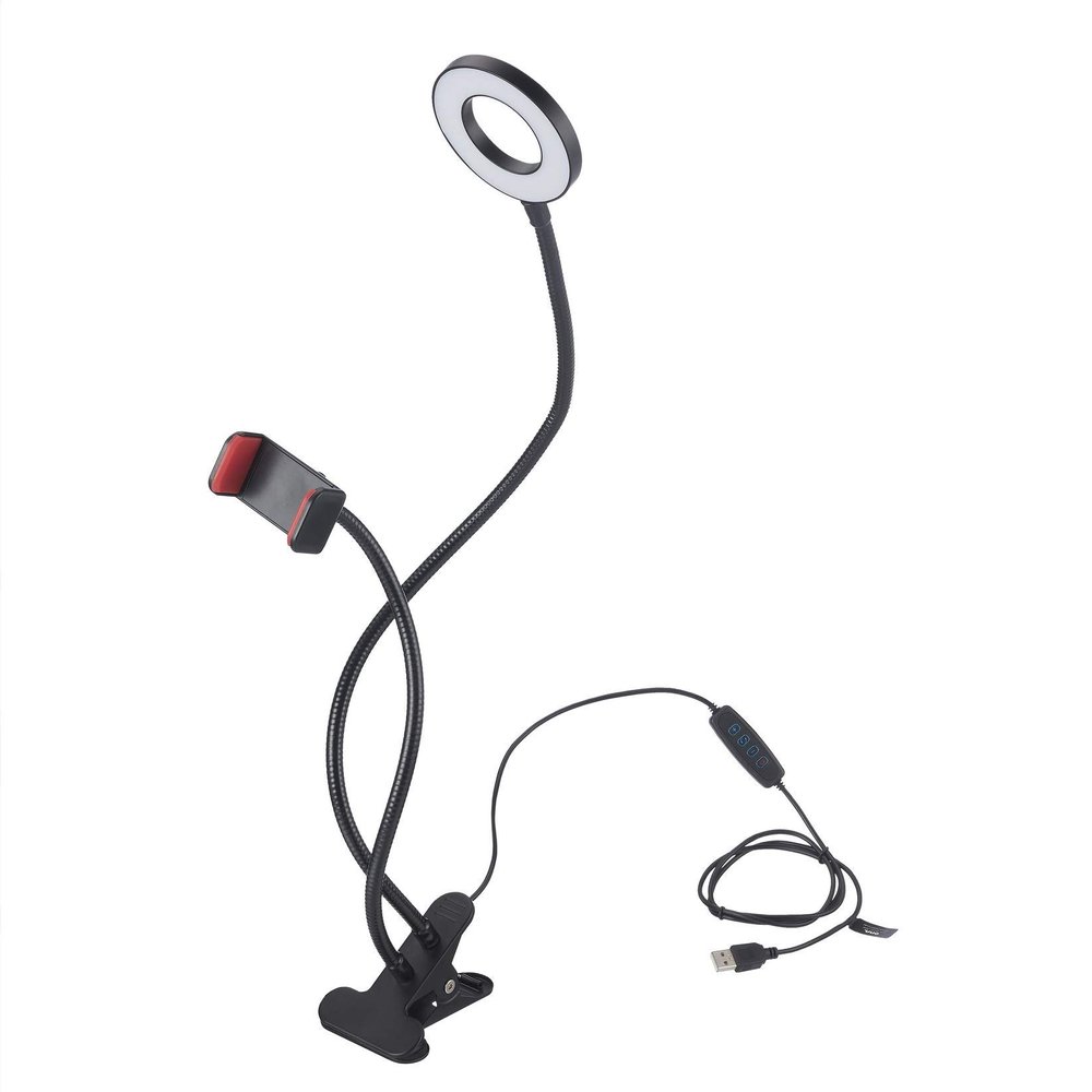 onn. Selfie Lamp with Smartphone Holder