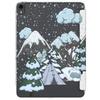 Cavka Case for iPad Pro 13 M4 Air M2 11 2024 4th 10.9 2022 10.2 12.9 10.5 9.7 Mini 6 5 4 3 2 1 Design Slim fit Yeti Print Snowy Camp Mythical Stand Winter Himalayan Closure Magnetic Creature view 3