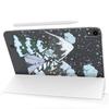 Cavka Case for iPad Pro 13 M4 Air M2 11 2024 4th 10.9 2022 10.2 12.9 10.5 9.7 Mini 6 5 4 3 2 1 Design Slim fit Yeti Print Snowy Camp Mythical Stand Winter Himalayan Closure Magnetic Creature view 4