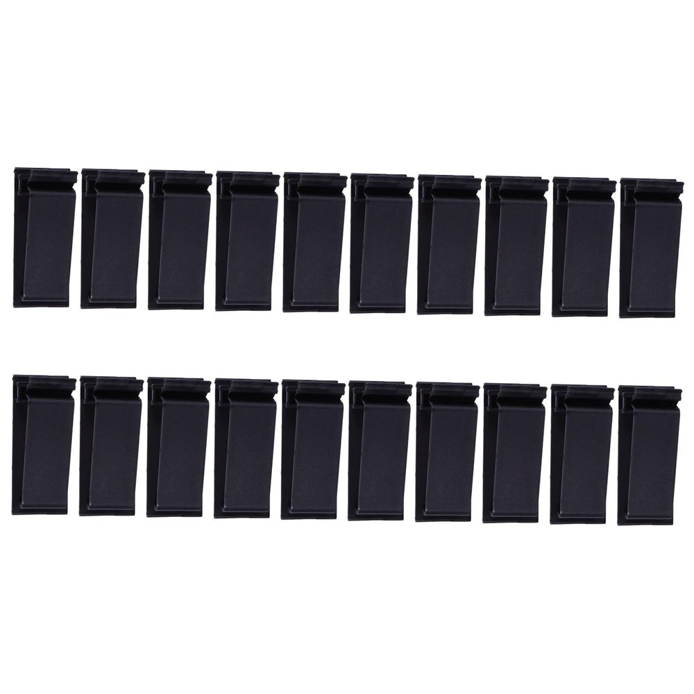 Hemobllo 20pcs Self-Adhesive Cable Organizer Clips Cord Management for Home Office and School Use Tidy up USB Tv and Power Cords Strong Adhesive Pads