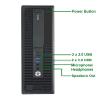 HP 600 G2 SFF Computer Desktop PC, Intel Core i5-6500 3.2GHz, 16GB Ram, 512GB M.2 SSD, Wireless Keyboard & Mouse, WiFi | Bluetooth, New 23.8" Monitor, Windows 11 (Renewed) view 2