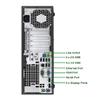 HP 600 G2 SFF Computer Desktop PC, Intel Core i5-6500 3.2GHz, 16GB Ram, 512GB M.2 SSD, Wireless Keyboard & Mouse, WiFi | Bluetooth, New 23.8" Monitor, Windows 11 (Renewed) view 3