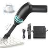 EASYOB Keyboard Cleaner|Mini Vacuum for Desk, Handheld Cordless Computer Vacuum Rechargeable (with LED Light) for Cleaning Hairs, Crumbs for Desktop, Piano, Car Interior & Sewing Machine Clean [A043] view 1