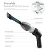 EASYOB Keyboard Cleaner|Mini Vacuum for Desk, Handheld Cordless Computer Vacuum Rechargeable (with LED Light) for Cleaning Hairs, Crumbs for Desktop, Piano, Car Interior & Sewing Machine Clean [A043] view 4