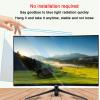 Anti Glare Film for TV, Hanging Style Anti Blue Light TV Screen Protector Film, Anti-Reflection Anti-Scratch Relieve Computer Eye Strain and Help You Sleep Better ALGFree view 4