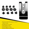 HolsterBuilder Mini Metal Belt Clips Ideal for Kydex Holster & Sheath Attachments, Durable Double-Hole Belt Clip Clasp for Knife Sheaths, Wallets, Mag Pouches, Knife & More view 4