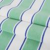 Aston & Arden Striped Beach Towel - Oversized 35 x 70 Soft Plush Thick Cotton, 600 GMS Heavy & Luxury for Pool Chairs, Resort, and Hot Tub, Green/Blue view 2