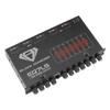 Black Diamond EQ7LS 7-Band Stereo Equalizer/Crossover Pre Amp Equalizer Car Audio EQ with Front Rear + Sub Output view 1