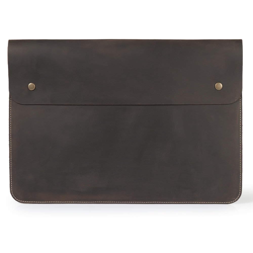 MegaGear Top Grain Leather Macbook Bag Laptop Sleeve for MacBook Pro and MacBook Air Case - 14 Inch - 13 Inch (M4, M3, M2, M2, M1, Pro & Max) - 13.3 Inch - iPad Pro 12.9 Inch - 2020 to 2024 Models