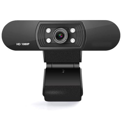 ARCH 1080P Webcam with Microphone, 30fps HD Webcam, USB Video Web Camera Camera Live Streaming Webcam, Webcam for Desktop Laptop Standing and Clip-on Video Calling and Recording