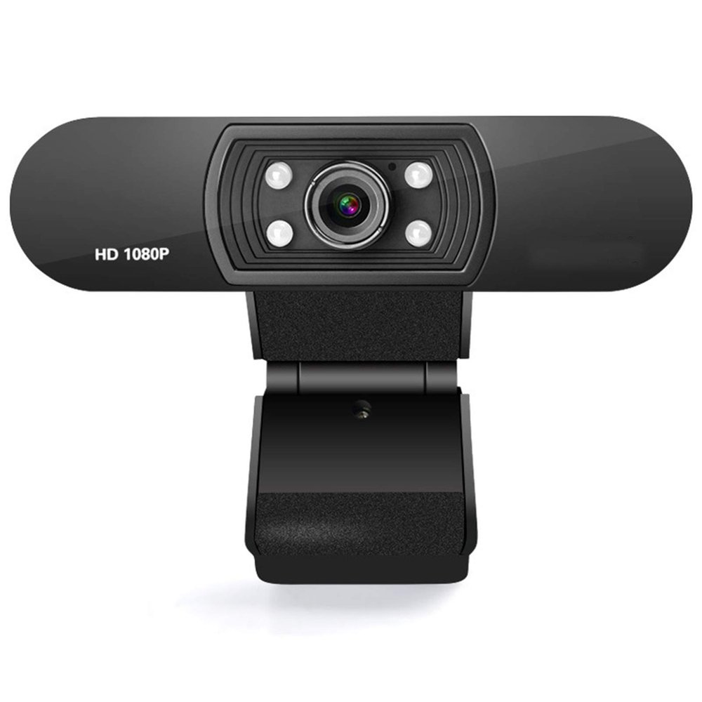 ARCH 1080P Webcam with Microphone, 30fps HD Webcam, USB Video Web Camera Camera Live Streaming Webcam, Webcam for Desktop Laptop Standing and Clip-on Video Calling and Recording