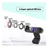 ARCH 1080P Webcam with Microphone, 30fps HD Webcam, USB Video Web Camera Camera Live Streaming Webcam, Webcam for Desktop Laptop Standing and Clip-on Video Calling and Recording view 3