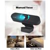 ARCH 1080P Webcam with Microphone, 30fps HD Webcam, USB Video Web Camera Camera Live Streaming Webcam, Webcam for Desktop Laptop Standing and Clip-on Video Calling and Recording view 4