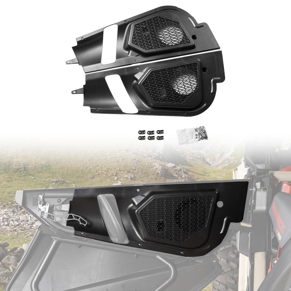 A & UTV PRO Maverick X3 Speaker Pods,Front Door Speaker Enclosure 6.5 inch Mount Compatible with 2017-2024 2025 Can Am Maverick X3 / X3 Max/Turbo/R Stereo System