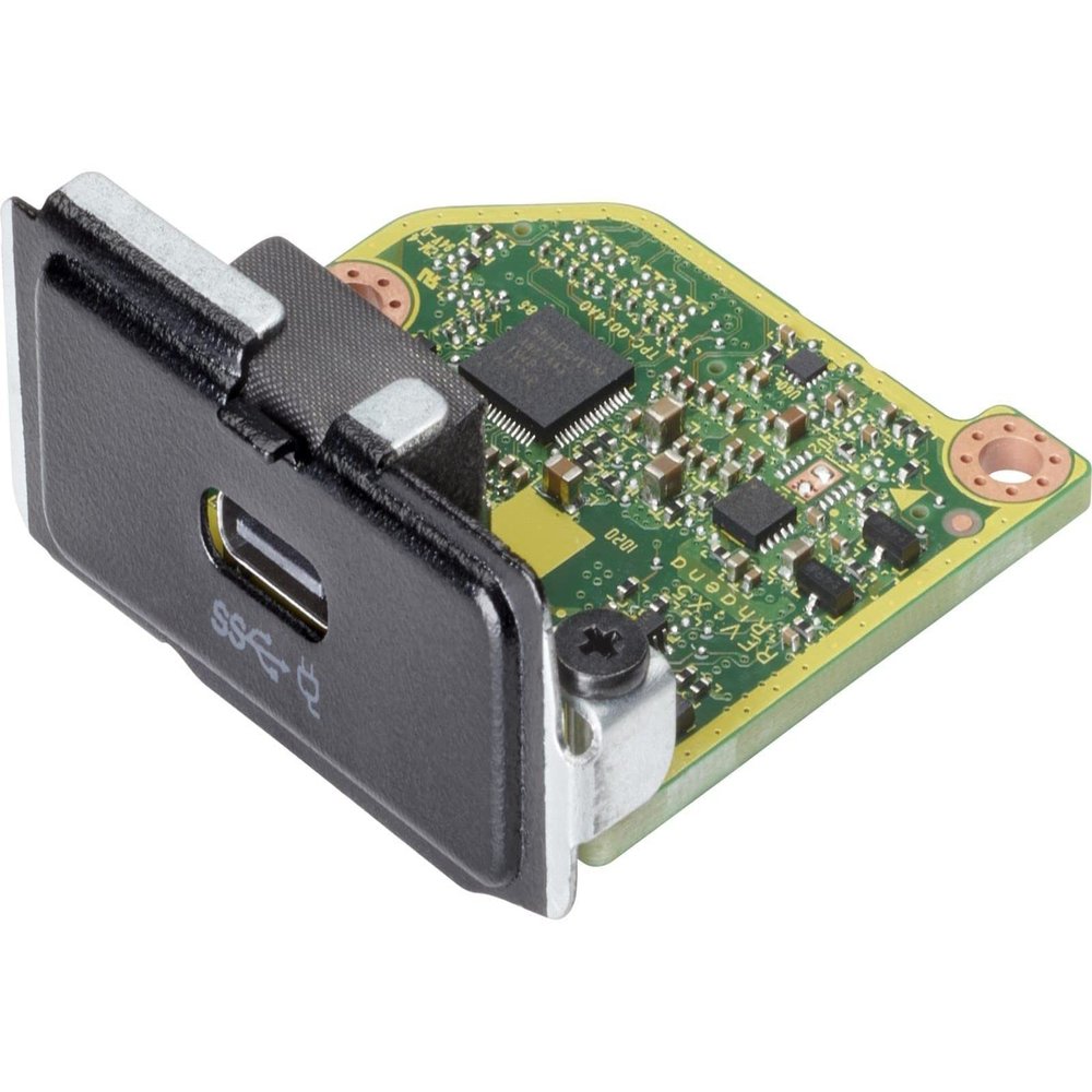 HP Type-C USB 3.1 Gen2 Port with 100W PD v2-0.7" Height x 1.6" Width x 1.6" Depth - Black, Silver