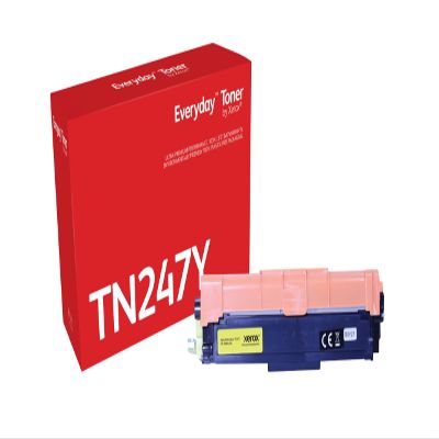 Xerox Everyday Yellow Toner Compatible with Brother TN247Y, High Capacity