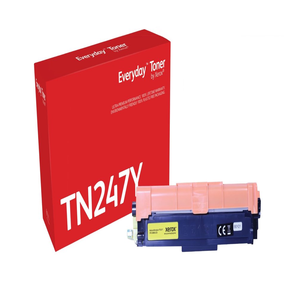 Xerox Everyday Yellow Toner Compatible with Brother TN247Y, High Capacity