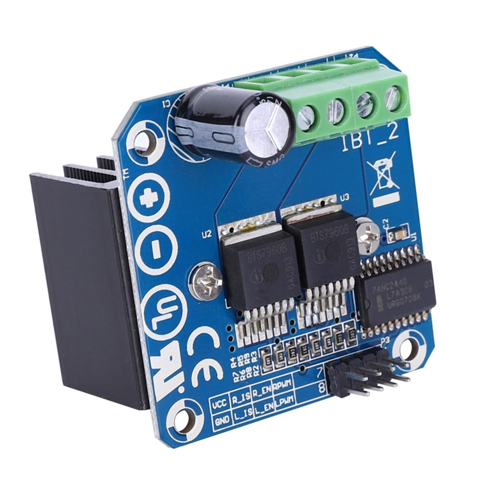 Motor Drive Module High-Power Driver for Smart Car 43A Electric Components, H-Bridge Driver Circuit with