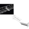Kable Kontrol Reinforced Bracket  4 Width - Wire Mesh Tray Cable Management Rack Cords Organizer Cable Basket, Zinc Plated Steel NEC Approved for Network, Fiber Optic, Cabling Accessory view 1