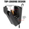 USA Gear Audio Glasses Case - Hard Glasses Case with Top Loading Design, Belt Loop, and Carabiner Compatible with Bose Alto Audio Sunglasses, Bose Rondo Bluetooth Glasses, and More Smart Glasses view 2